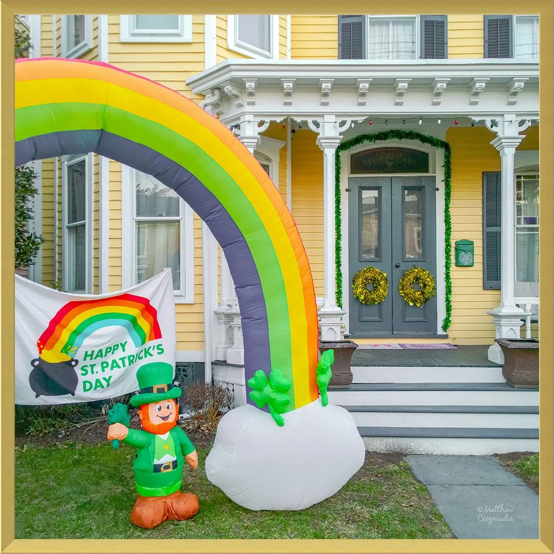 Happy St. Patrick's Day from Hamilton Square's Beloved "Mrs. Ott's House"