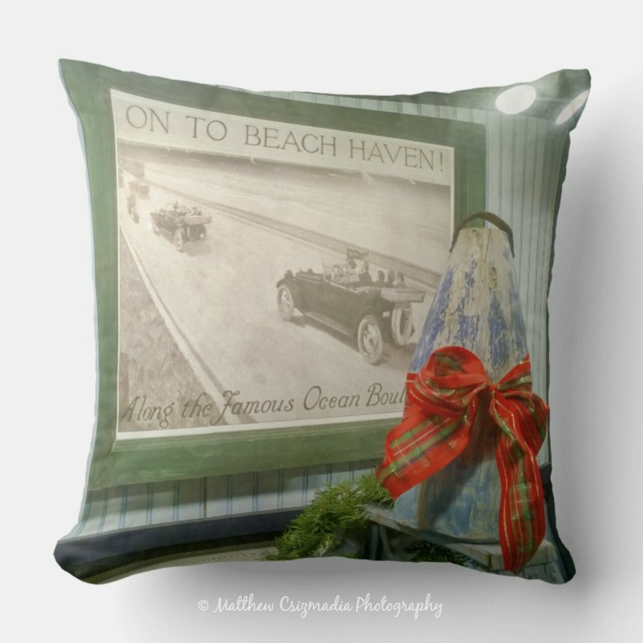 OnToBeachHavenChristmasDisplayThrowPillowWM.jpg