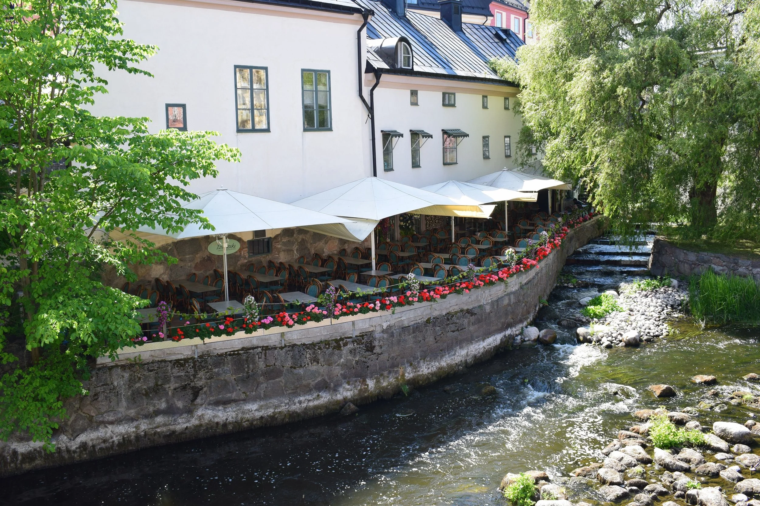 it is always charming by the Fyrisån river