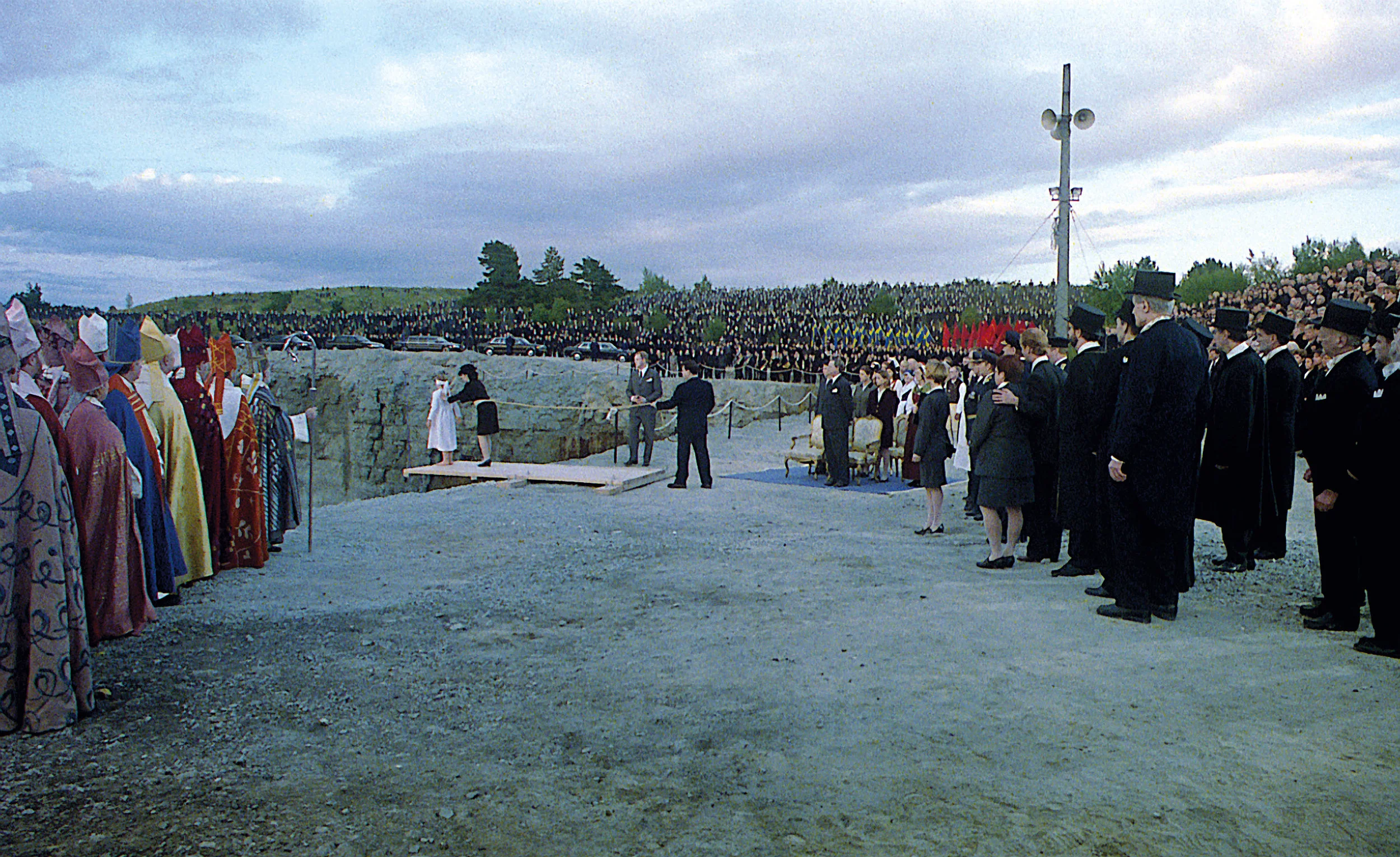 A frame from "Songs from the second floor"