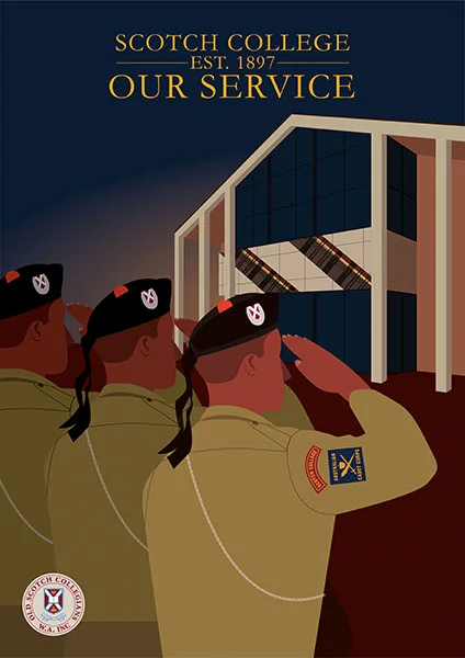 Scotch College - Old Scotch Collegian anniversary poster