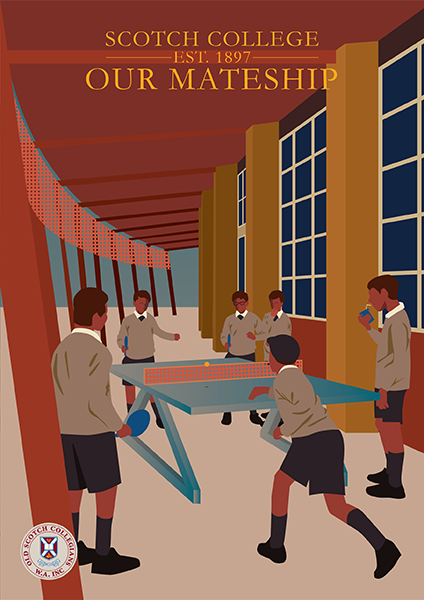 Scotch College - Old Scotch Collegian anniversary poster