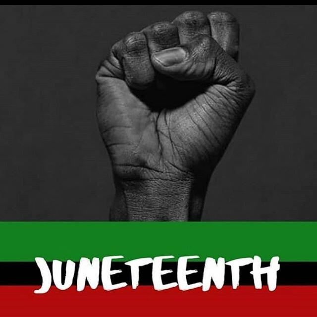 Happy Juneteenth Fam! -

Keep up the anti racist work -

Humanity deserves equality -

Thank you for the endless efforts, strength, and showing up. -

Blessings -

#localpulse #localmatters #nojusticenopeace #wearethechange #Juneteenth