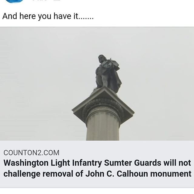 Monuments don't equal history.

Rather, they are highlighted individuals and events that are being sanctioned in our shared living spaces.
-
They are erected reminders of history being glorified.
-
People opposed to the Calhoun monument aren't trying