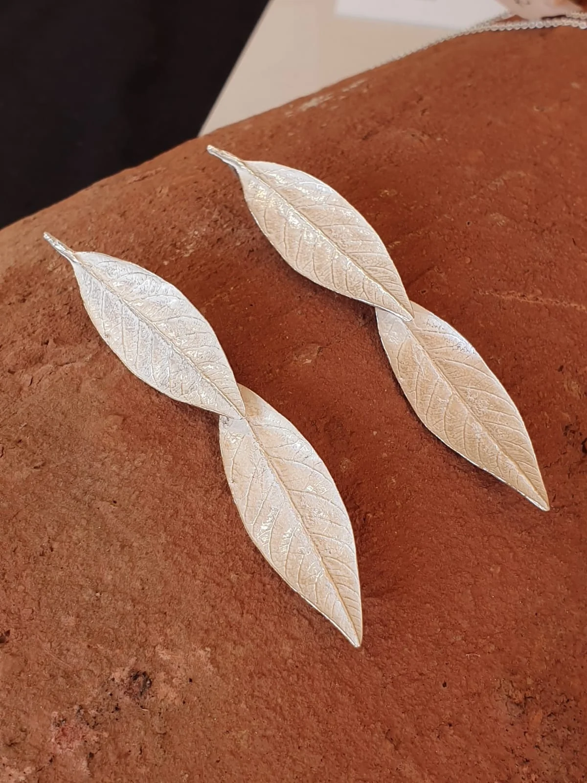 Arracades Doble Alvocat de plata