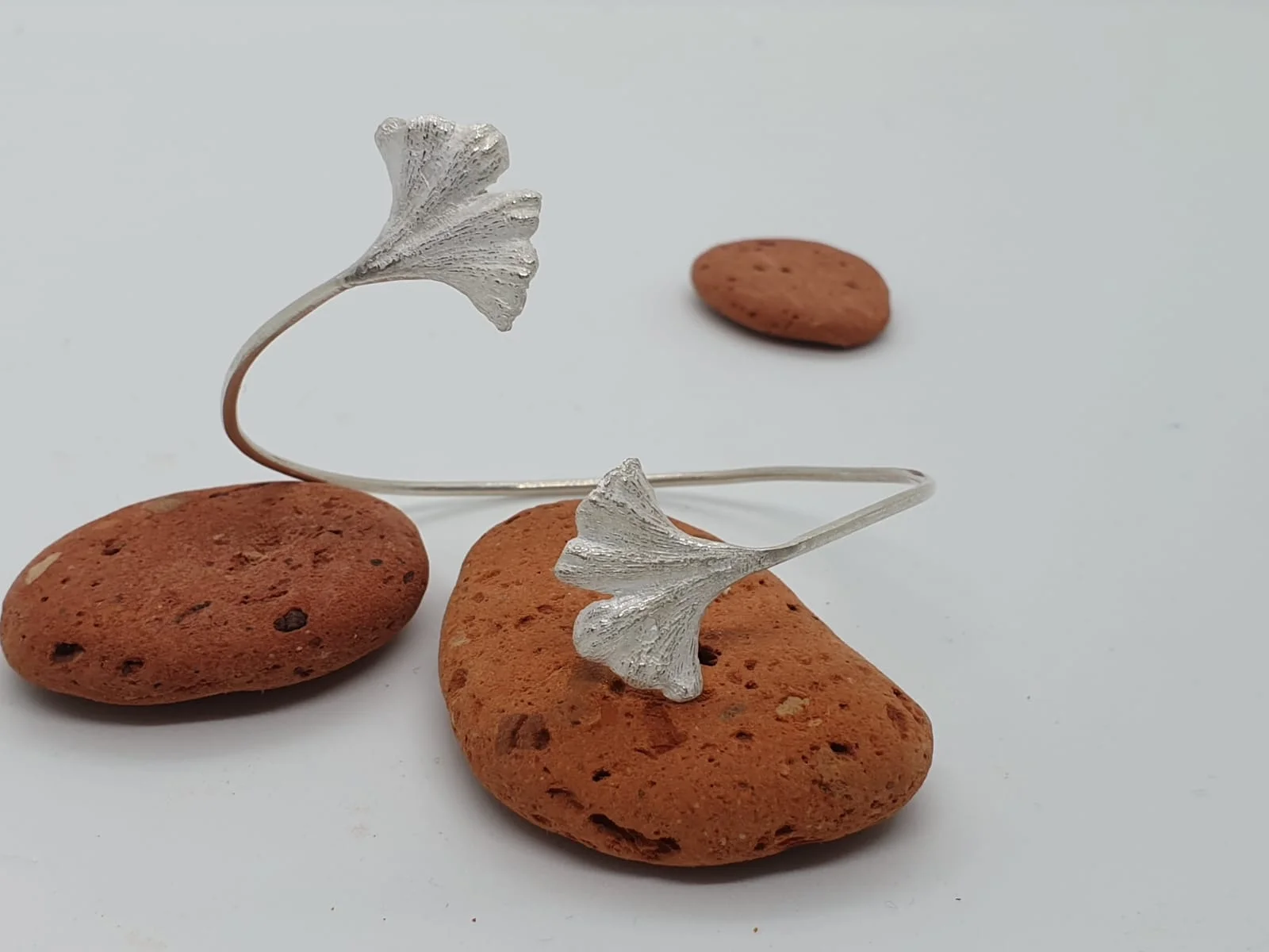 Braçalet Ginko de plata