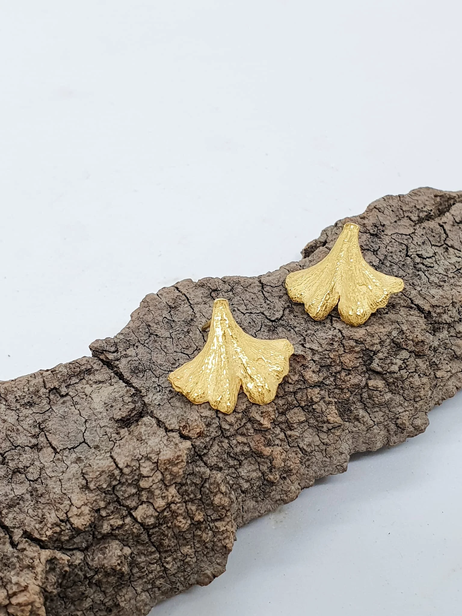 Arracades Ginkgo Petites d'or