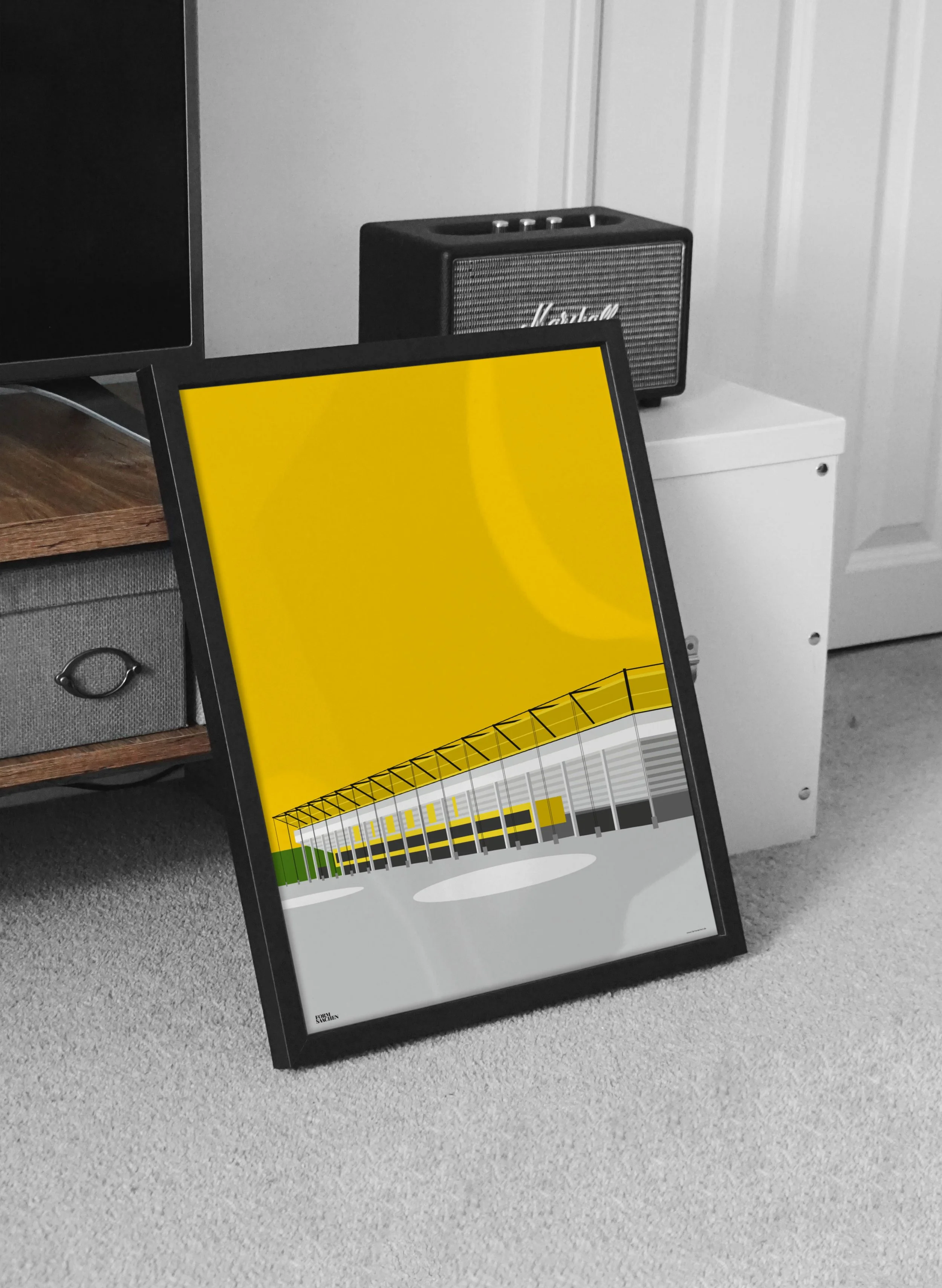 Feiern Sie den Aufstieg: Ikonisches Poster des Stadions „Tivoli“ der Alemannia Aachen