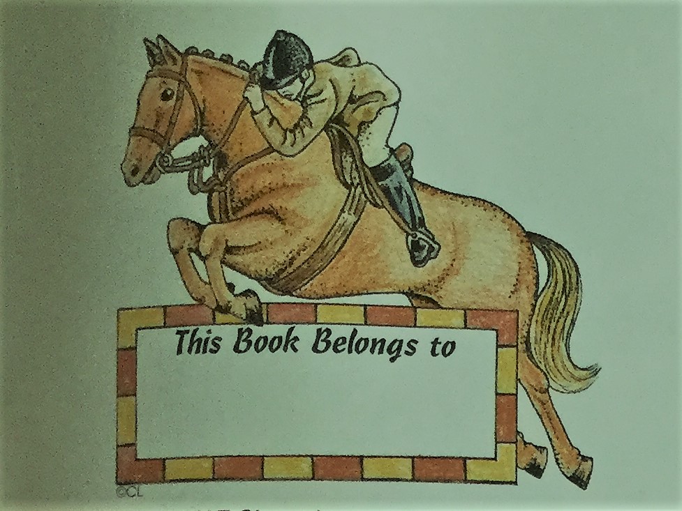 Show Jumper Book Plate