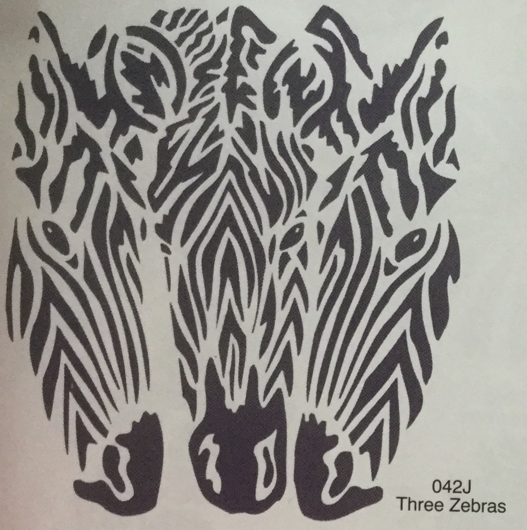 Three Zebras