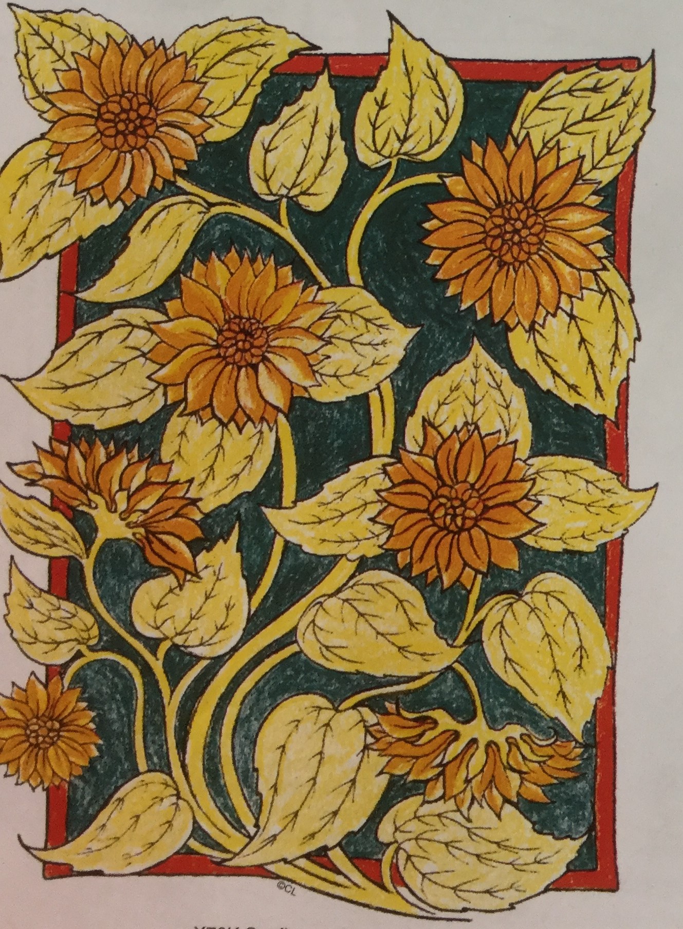 Sunflower Flourish