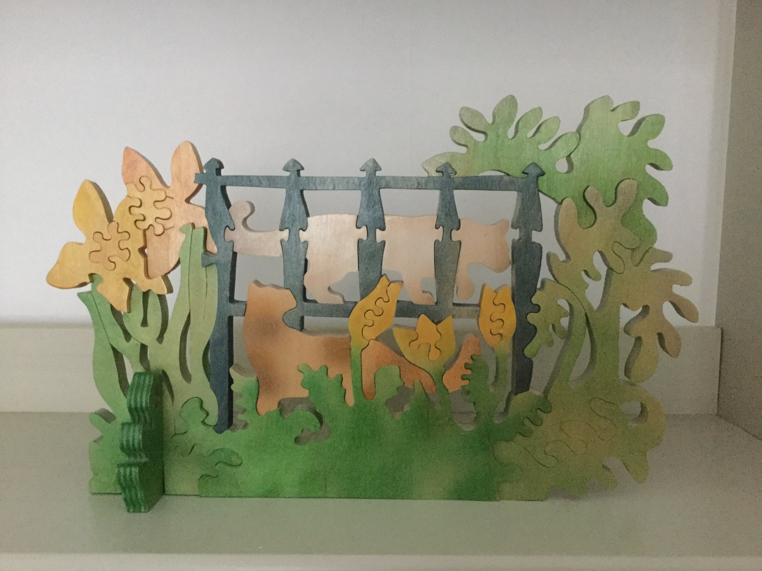 Cat on Railings