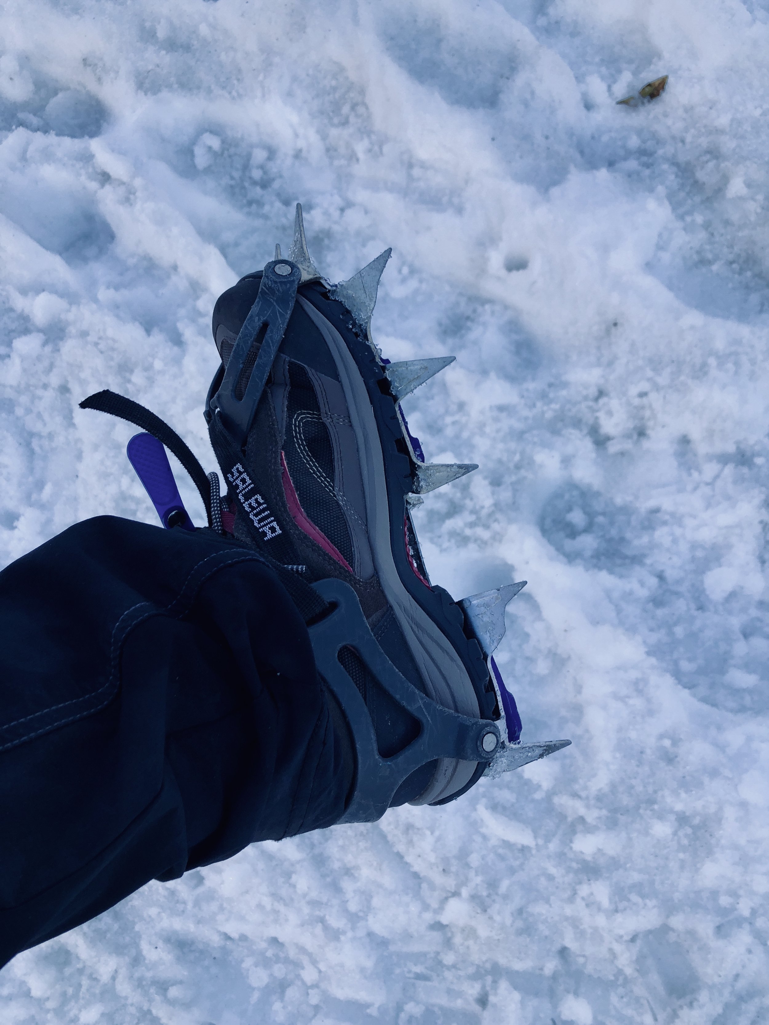  Crampons. Bring it. 