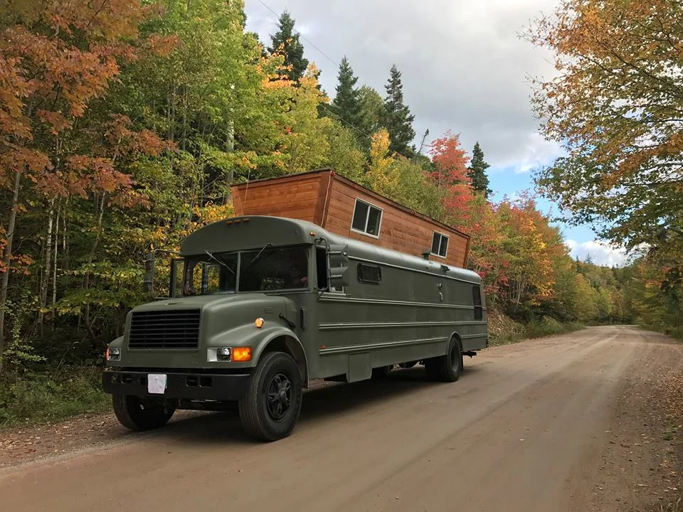 Finishing touches — Cabin Fever Bus