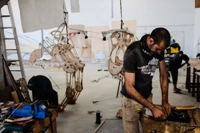 A visit to the puppet studio