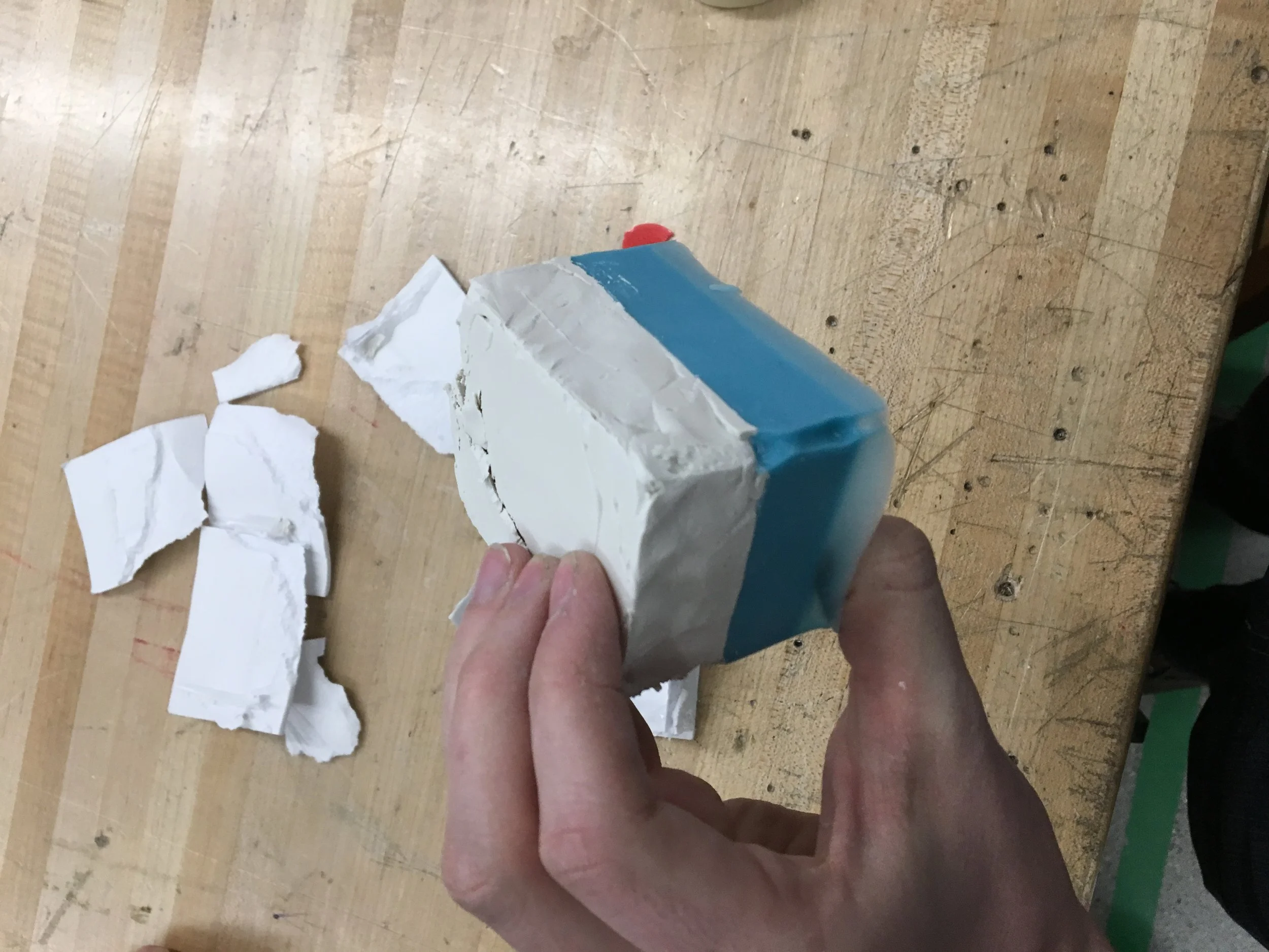  Some flash on the sides 