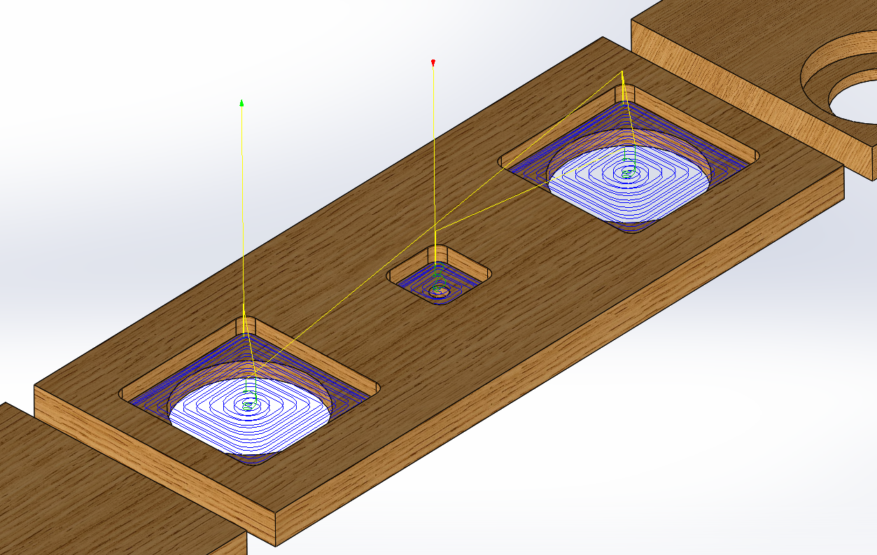  Toolpath generation for the CNC router 