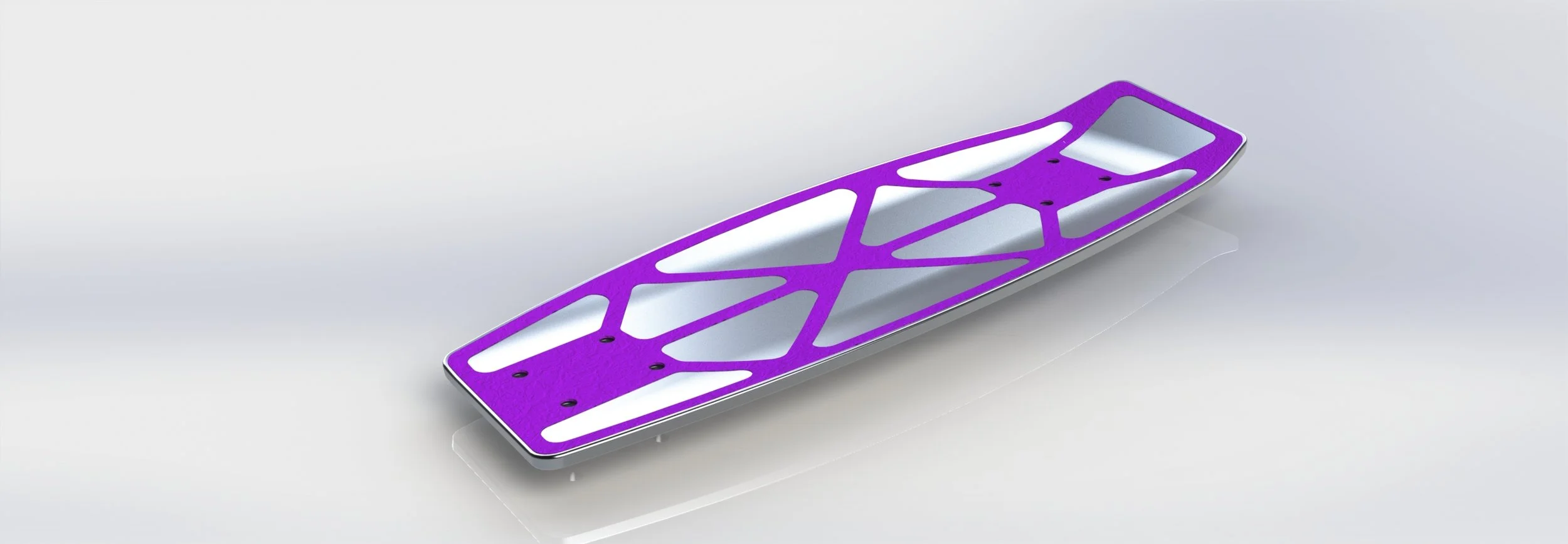  Fleshed out CAD design for aluminum permanent mold casting 