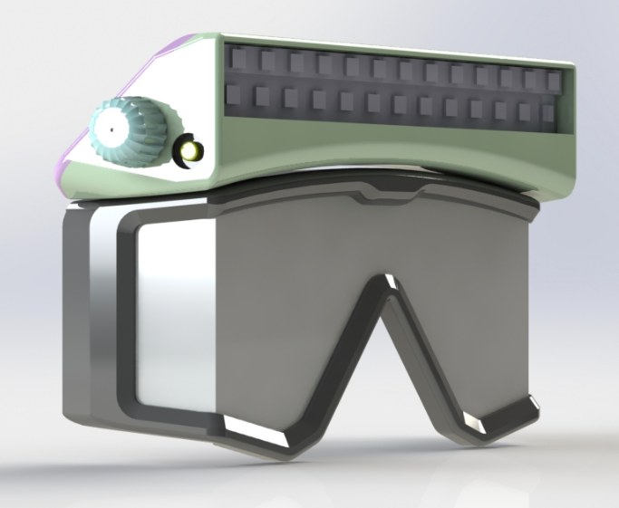 CAD design starts with the modeling of my scuba mask and selection of the electronic components