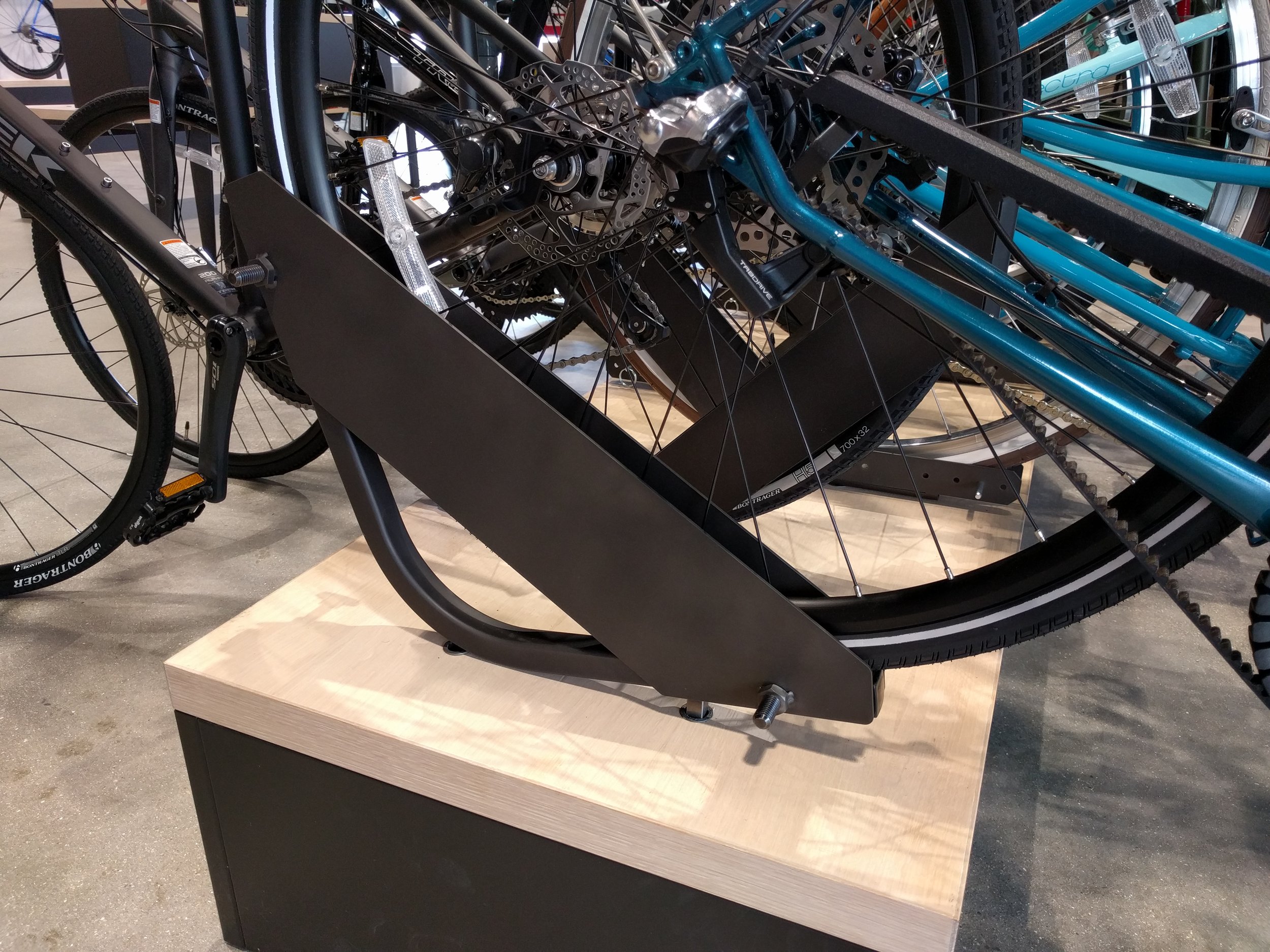 bicycle wheel holder