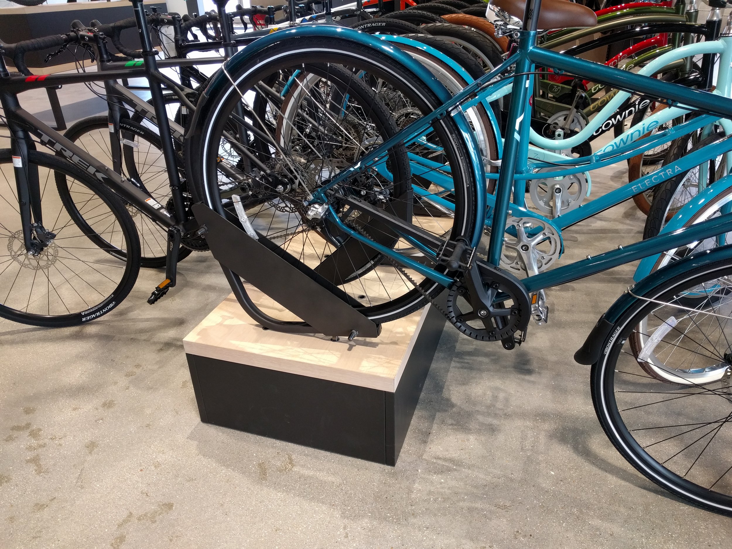 Bicycle Display Wheel Holder — Hoffman Manufacturing Corp