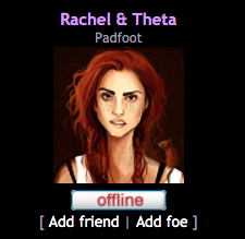 Rachel’s profile photo on The Daemon Forum.