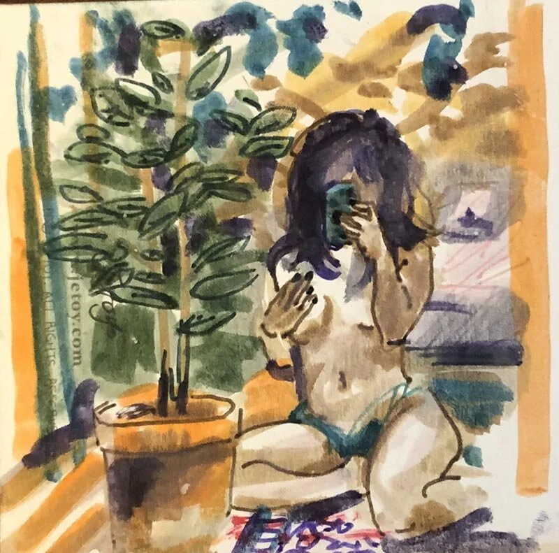 This Woman Is Spending The Pandemic Painting Nudes of Friends — Then Mailing Them to Strangers
