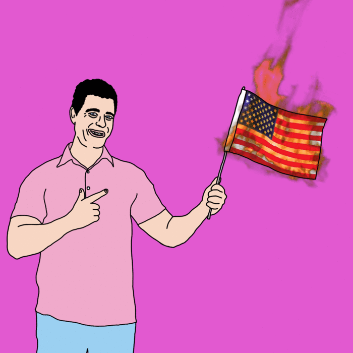 Thanks To This Guy It’s Legal to Burn The American Flag