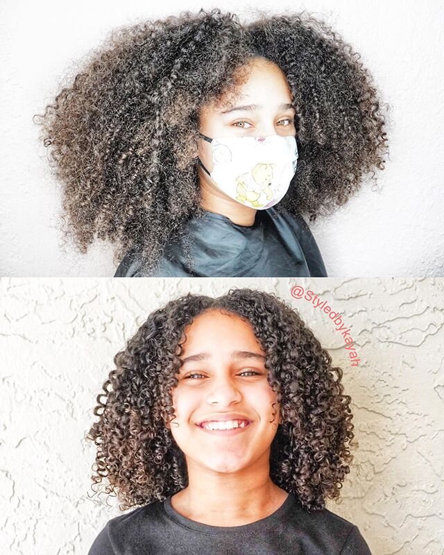 We are absolutely in love with our mini me&rsquo;s! Keep bringing all these amazing cuties! We love the fact that parents are encouraging their kids to love their hair, and want to learn how to take care of it properly! Texture expert Kayah created this look, product info below 👇🏼!⁣⁣
⁣⁣
Shampoo: @biolage⁣⁣
Treatment: @trusshair Netmask⁣⁣
Styling:⁣⁣
@mizani 25 miracle milk⁣⁣
@designessentialsnatural almond and avocado mousse⁣⁣
@auntjackiescurlsandcoils Don&rsquo;t shrink⁣⁣
@miss_jessies Gloss so good⁣⁣
Tools: ⁣⁣
@brushwiththebest 
Hair Pic⁣⁣
⁣
August appointments open July 14th at 11:00 am! Set your alarm! Don&rsquo;t be late for this important date!⁣