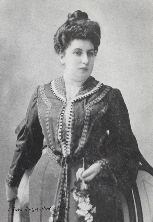 Wilhelm Reich's mother Cecilia Roniger-Reich, 1908