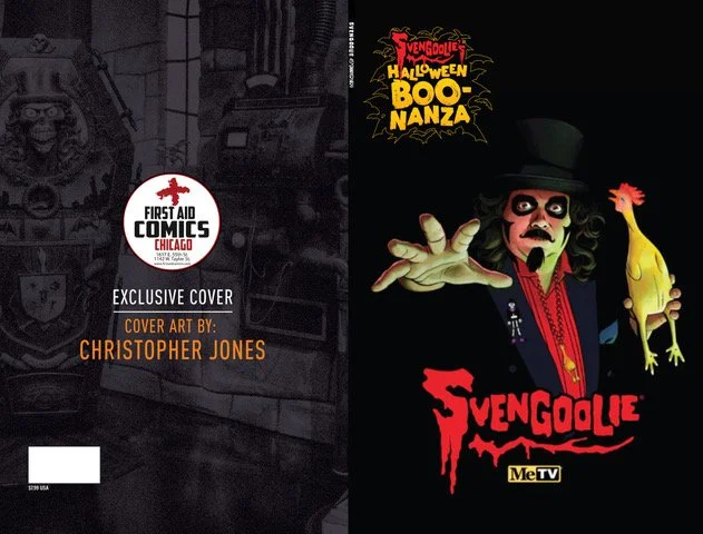 SVENGOOLIE 45TH ANNIV BOO NANZA  Exclusive First Aid Comics Cover