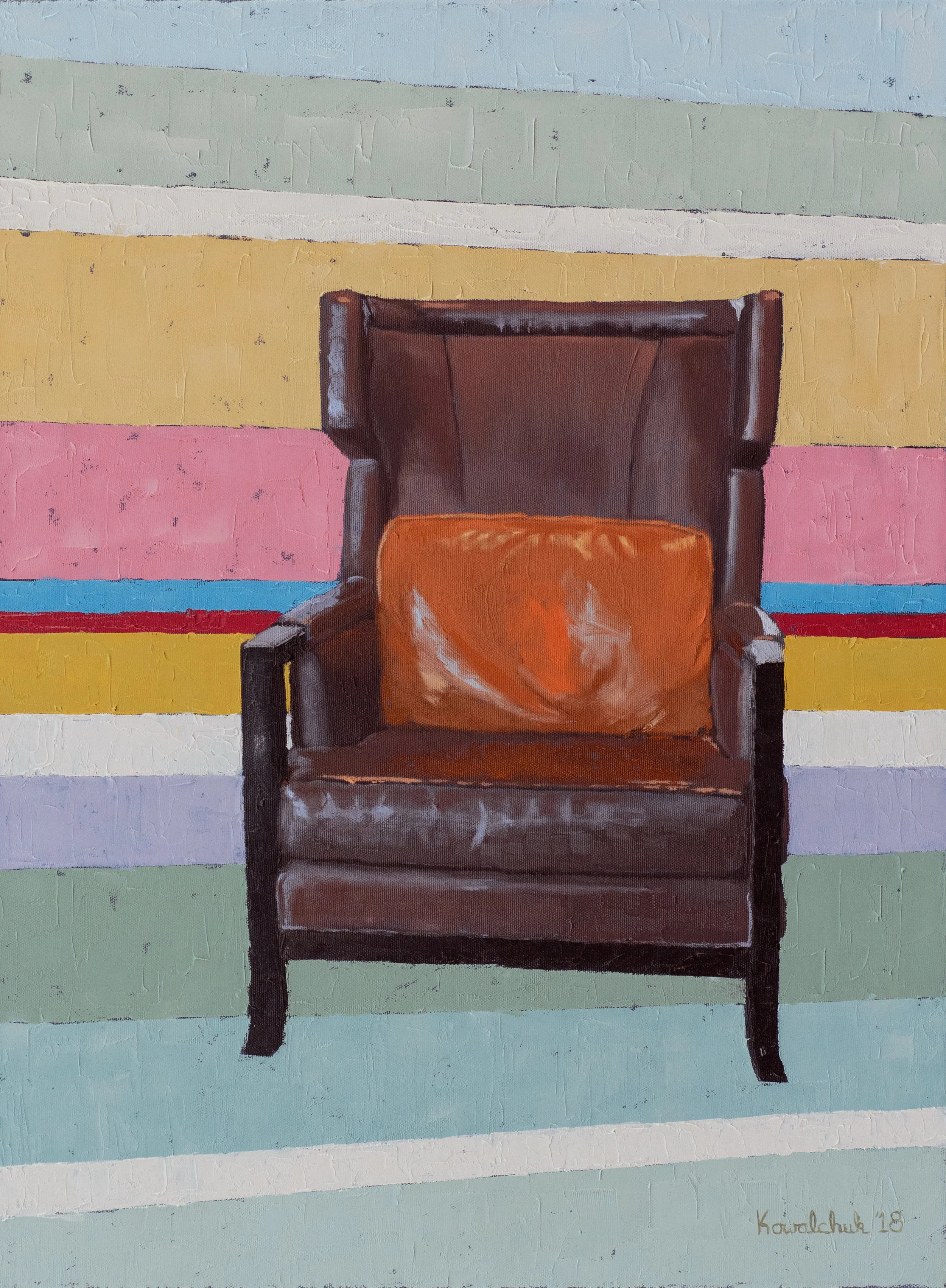 Chair on Abstracted Carpet