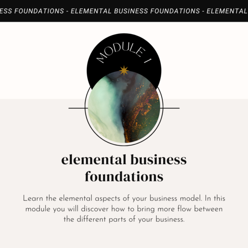 Elemental Business Foundations