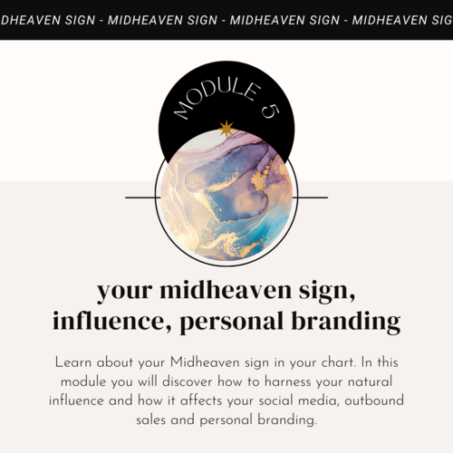 Your Midheaven Sign
