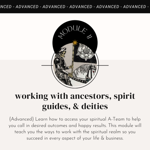 Deities, Ancestors, &amp; Spirit Guides