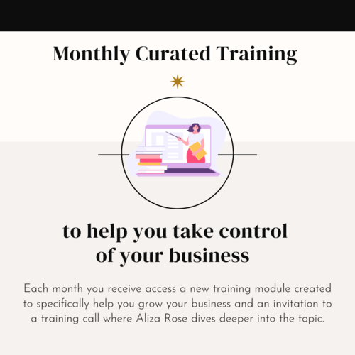 Monthly Curated Training