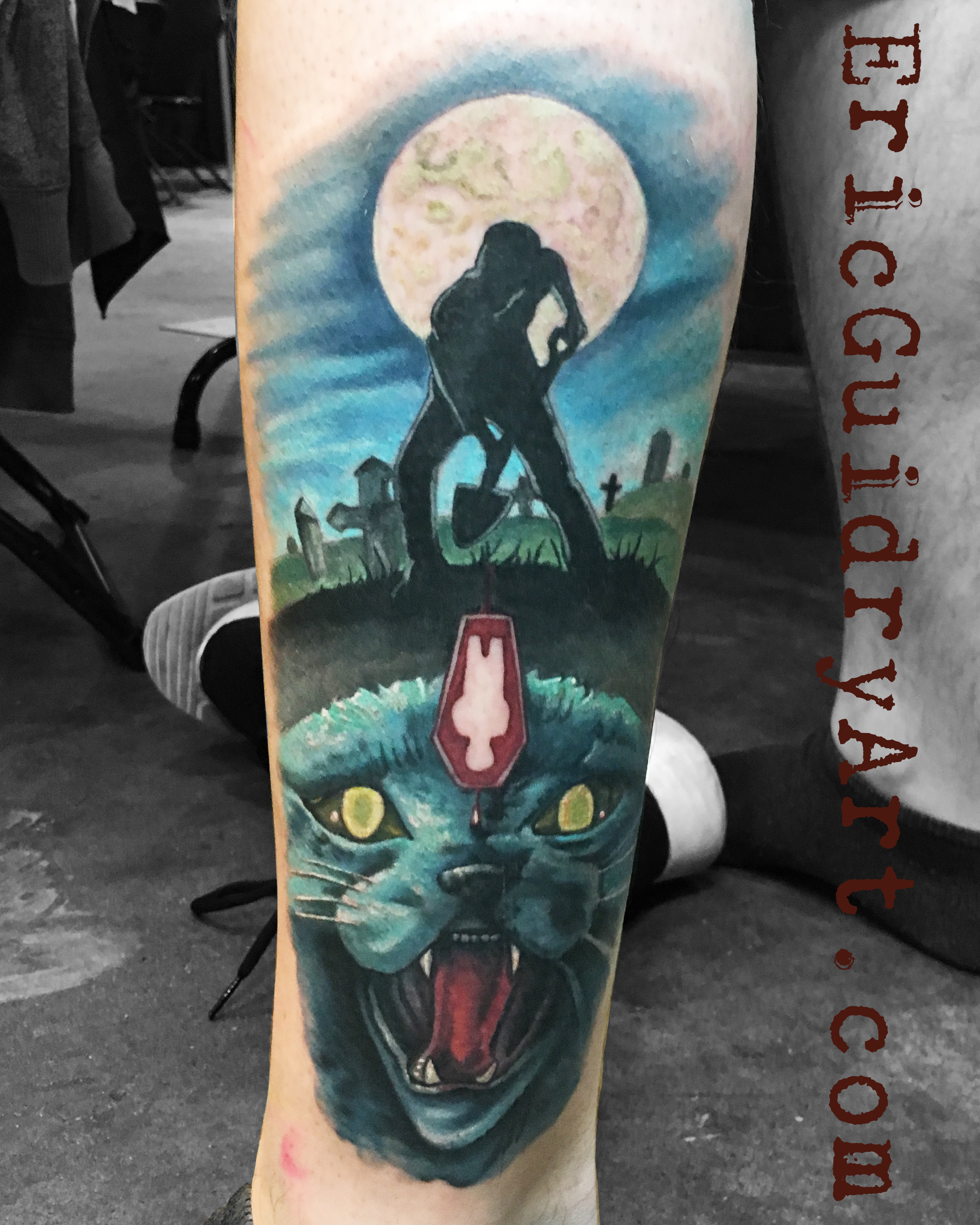 100 Funny Cat Monster Leg Tattoo Design For Men male png  jpg  2023
