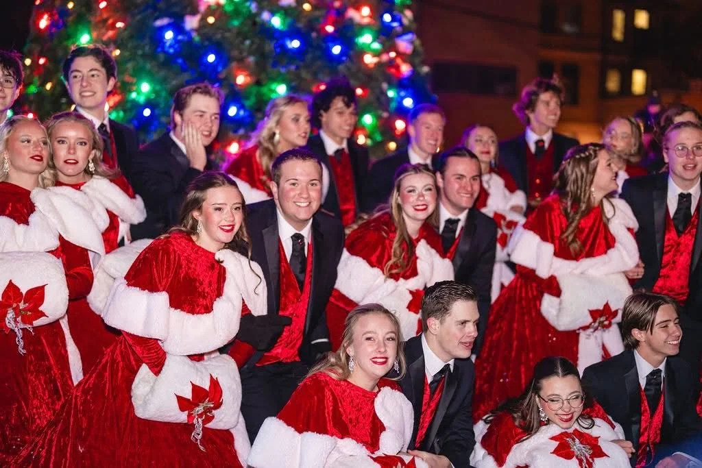 Madrigal Singers at The Pueblo Tree Lighting Ceremony