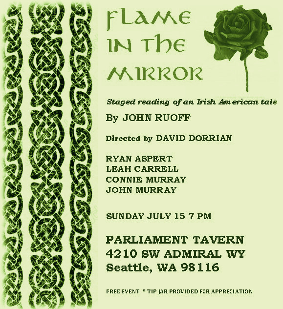 I really enjoyed bringing the first act of this BEAUTIFUL play to life in a staged reading at Parliament Tavern in Seattle. Thank you to those who came to support the incredibly talented cast and creative team at this wonderful venue.