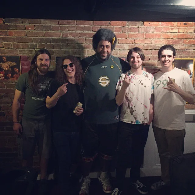 Surprise visit from The Sonic's Guy at band jam! (His name is Chris) #savethesonics #tourrehearsal