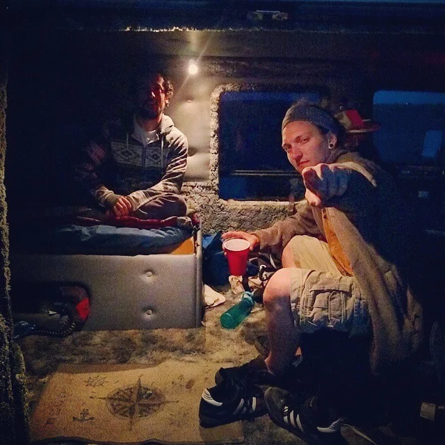 Sand people. #wearesand #vanlife #bandvan