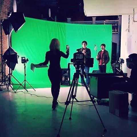 So are these guys just standing around or are we gonna get to see a crazy music video? #dangerdank #filmstudio #musicvideo #diytilyoudie