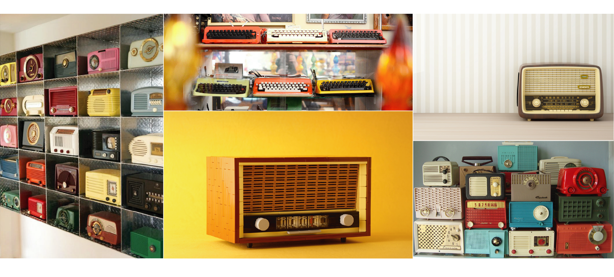  Inspired by vintage tuning radios. 