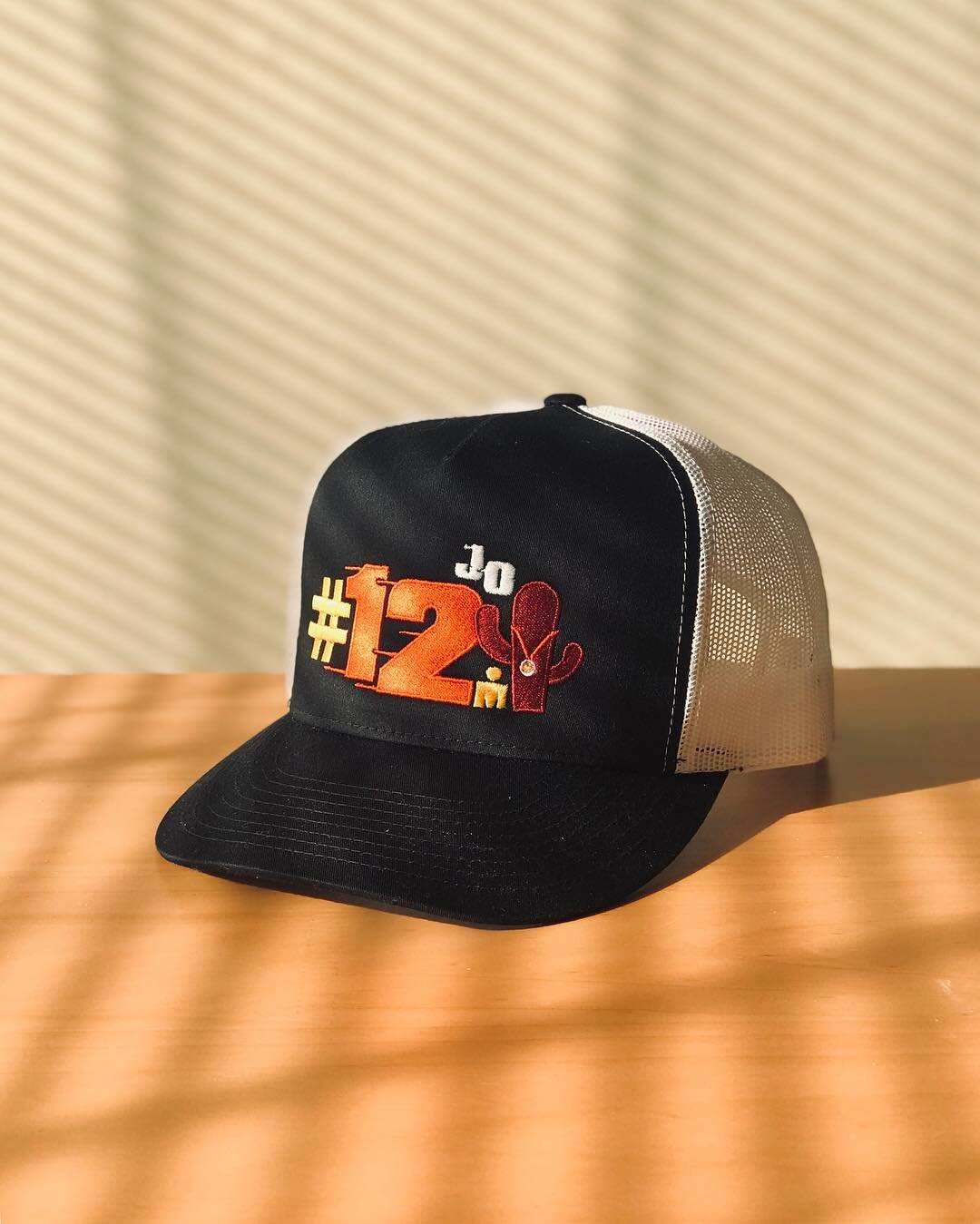 Created this hat design for my dad&rsquo;s 12th @ironmantri this weekend in Phoenix, AZ. After his 12th is completed, he qualifies for racing in Kona, Hawaii! He&rsquo;s pushed himself and has come a long way to get where he is today. Proud of ya @rz