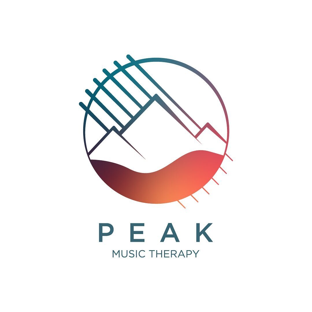 New branding for Peak Music Therapy,  owned by @mgoogan93 🏜🎸