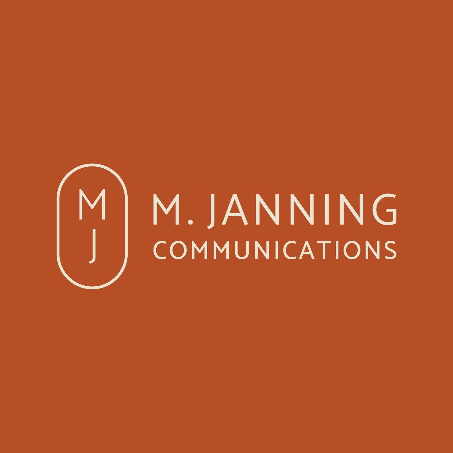 New branding for @mjanningcomms.
