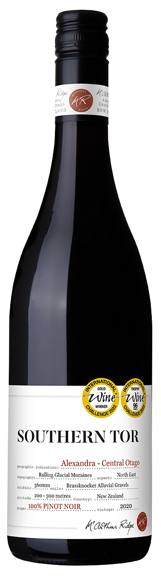 Alexandra's McArthur Ridge's "Southern Tor" Pinot Noir takes home another coveted award.