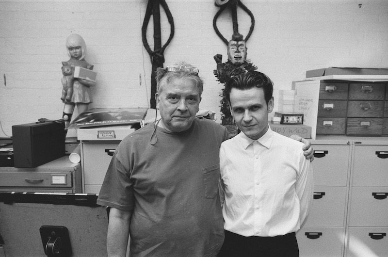 With David Bailey in his London studio, September, 1999.jpg