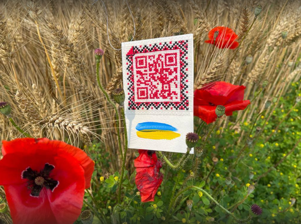 Unlocking Ukraine: Embroidered QR Codes as Cultural Keys