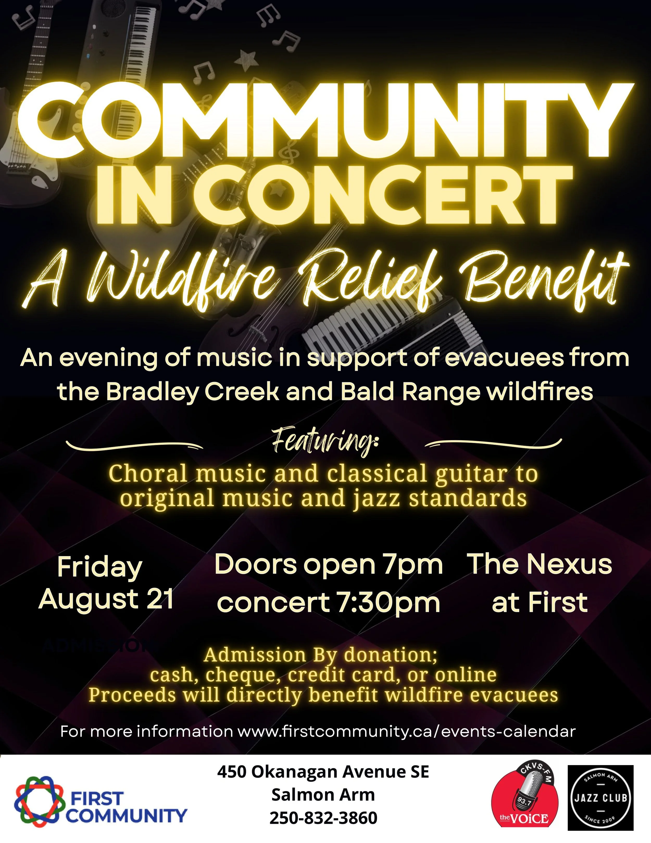 Community in Concert: Wildfire Relief Benefit